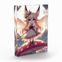 Anime Girl Pixie Hippie Moon Fairy Fotoblokken
