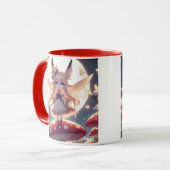 Anime Girl Pixie Hippie Moon Fairy Mok (Voorkant links)