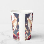 Anime Girl Pixie Hippie Moon Fairy Papieren Bekers (Rechts)