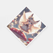 Anime Girl Pixie Hippie Moon Fairy Servet (Hoek)