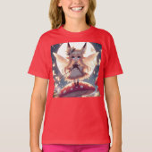 Anime Girl Pixie Hippie Moon Fairy T-shirt (Voorkant)