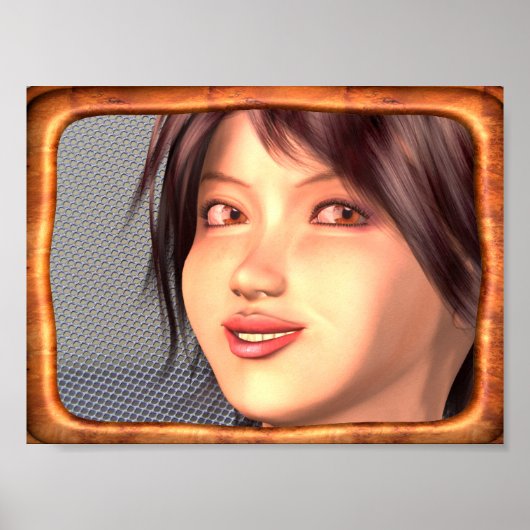 Anime Girl Poster (Voorkant)