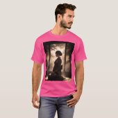 Anime Girl Poster T-shirt (Voorkant volledig)