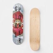 Anime Girl Power Skateboard (Voorkant)