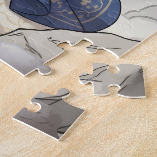 Anime Girl Puzzle Legpuzzel (Zijkant)