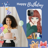 Anime Girl School levert Bord Case-Mate iPhone Case