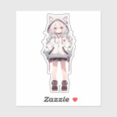 Anime Girl Series Sticker (Vel)