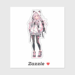 Anime Girl Series Sticker