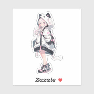 Anime Girl Series Sticker