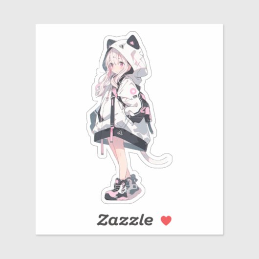Anime Girl Series Sticker (Vel)