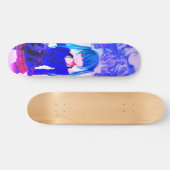 Anime girl Skateboard (Horizontaal)
