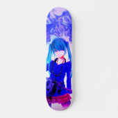 Anime girl Skateboard (Voorkant)