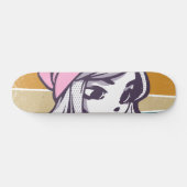 Anime Girl Skateboard (Horizontaal)