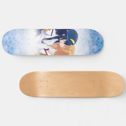 Anime girl Skateboard girly and cartoon fantasy (Horizontaal)