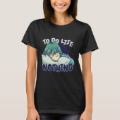 Anime Girl Sleeping T-shirt (Voorkant)