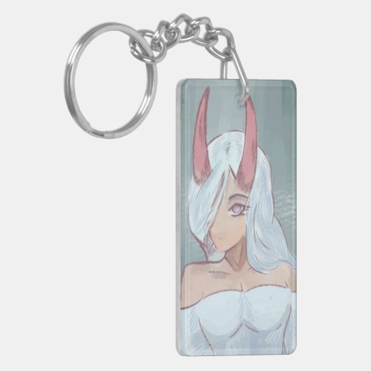 Anime, girl, sleutelhanger (Voorkant Links)