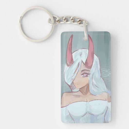 Anime, girl, sleutelhanger (Voorkant)
