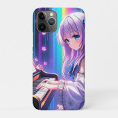 Anime Girl speelt piano Case-Mate iPhone Case (Achterkant)