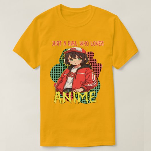 Anime Girl T-Shirt (Design voorkant)