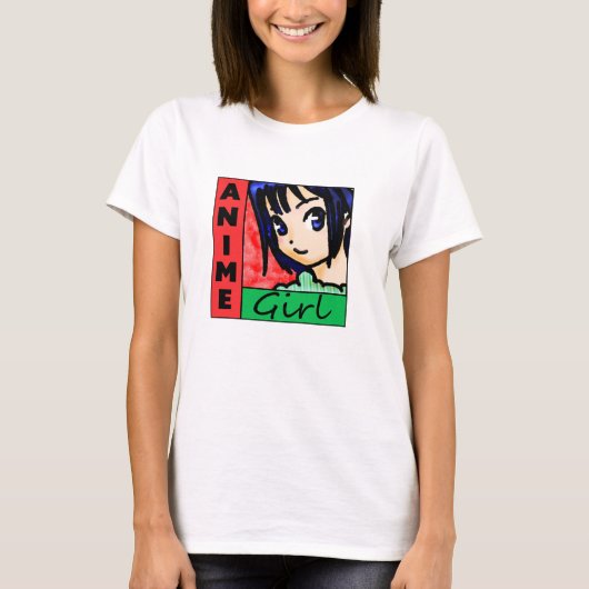 Anime Girl T-shirt (Voorkant)
