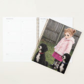 Anime Girl & Two Dogs Weekly Planner (Display)