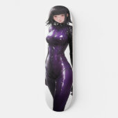Anime Girl Violet Bodysuit Persoonlijk Skateboard (Voorkant)
