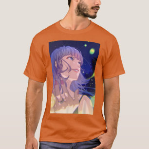 Anime Girl Waifu Colorful Pastel Aesthetic Japans T-shirt