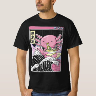 Anime Girl Waifu die van Anime Ramen en Sketchi ho T-shirt