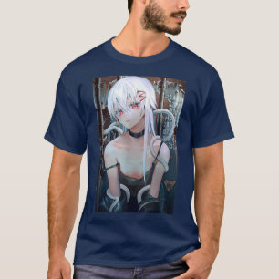 Anime Girl Waifu Snake Aesthetische Japanse Otaku T-shirt
