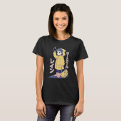 Anime Girl Yellow Raincoat T-shirt (Voorkant volledig)