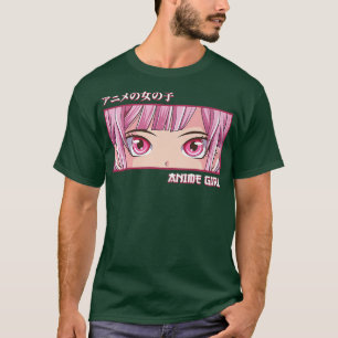 Anime Girl ziet Japans Japans kunstanimum T-shirt