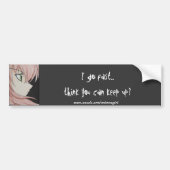 Anime Girls Bumpersticker (Voorkant)