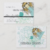 Anime Girl's Club - Gepersonaliseerd Visitekaartje (Voorkant / Achterkant)