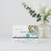 Anime Girl's Club - Gepersonaliseerd Visitekaartje (Staand voorkant)