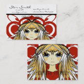 Anime Girl's Club Visitekaartje (Voorkant / Achterkant)