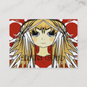 Anime Girl's Club Visitekaartje (Achterkant)