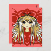 Anime Girls Gifts Briefkaart (Voorkant / Achterkant)
