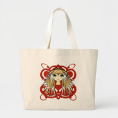 Anime Girls Grote Tote Bag (Voorkant)