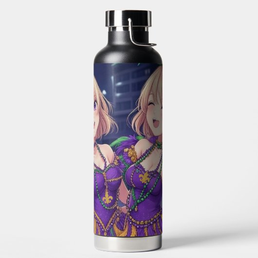 Anime Girls Mardi Gras Waterfles (Links)