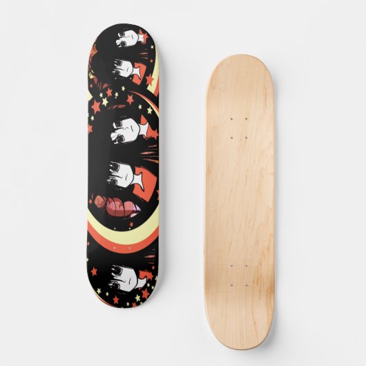 Anime Girls Persoonlijk Skateboard (Voorkant)