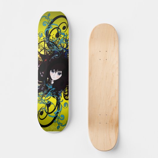 Anime Girls - Skateboard (Voorkant)