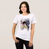 Anime Girls Tri-Blend Shirt (Voorkant volledig)