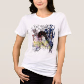 Anime Girls Tri-Blend Shirt (Voorkant)