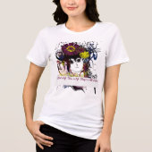 Anime Girls Tri-Blend Shirt (Voorkant)