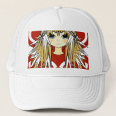 Anime Girls Trucker Pet (Voorkant)