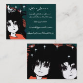 Anime Girls Visitekaartje (Voorkant / Achterkant)