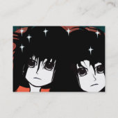 Anime Girls Visitekaartje (Achterkant)