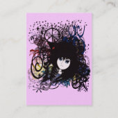 Anime Girls Visitekaartje (Achterkant)