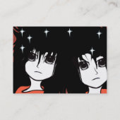 Anime Girls Visitekaartje (Achterkant)
