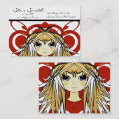 Anime Girls Visitekaartje (Voorkant / Achterkant)